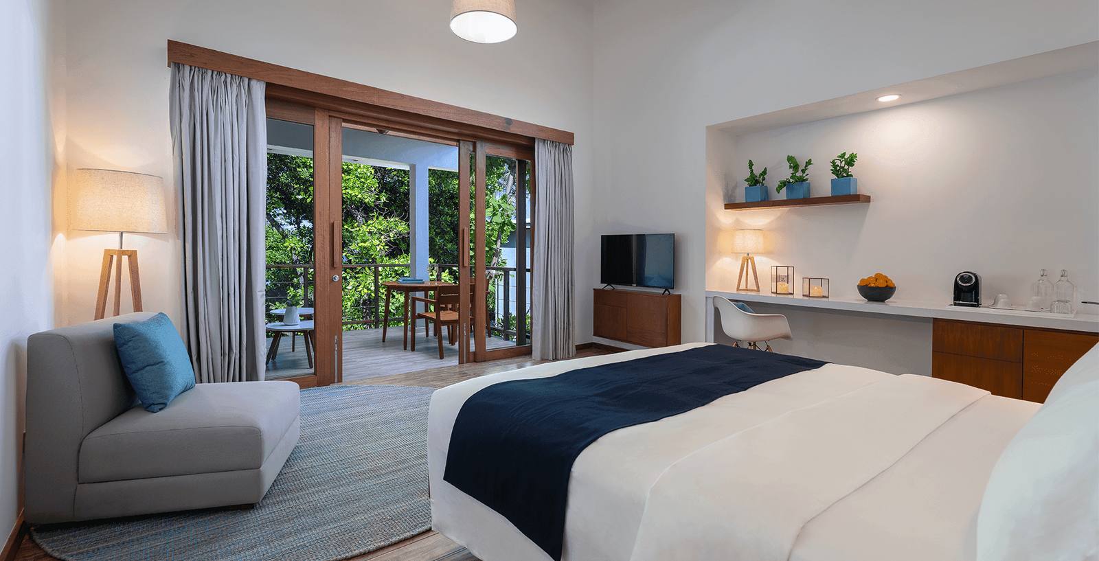 Ifuru Island Sunset Sky Suite 臥室