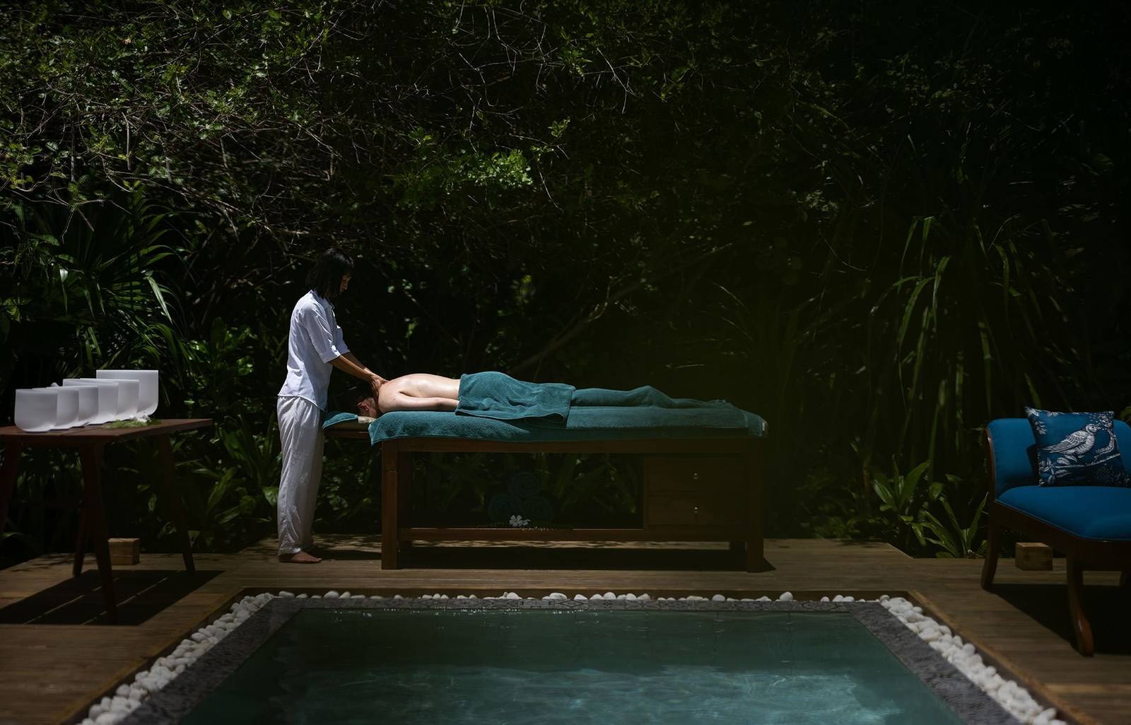 Ifuru Island Xanadu Spa 戶外理療區