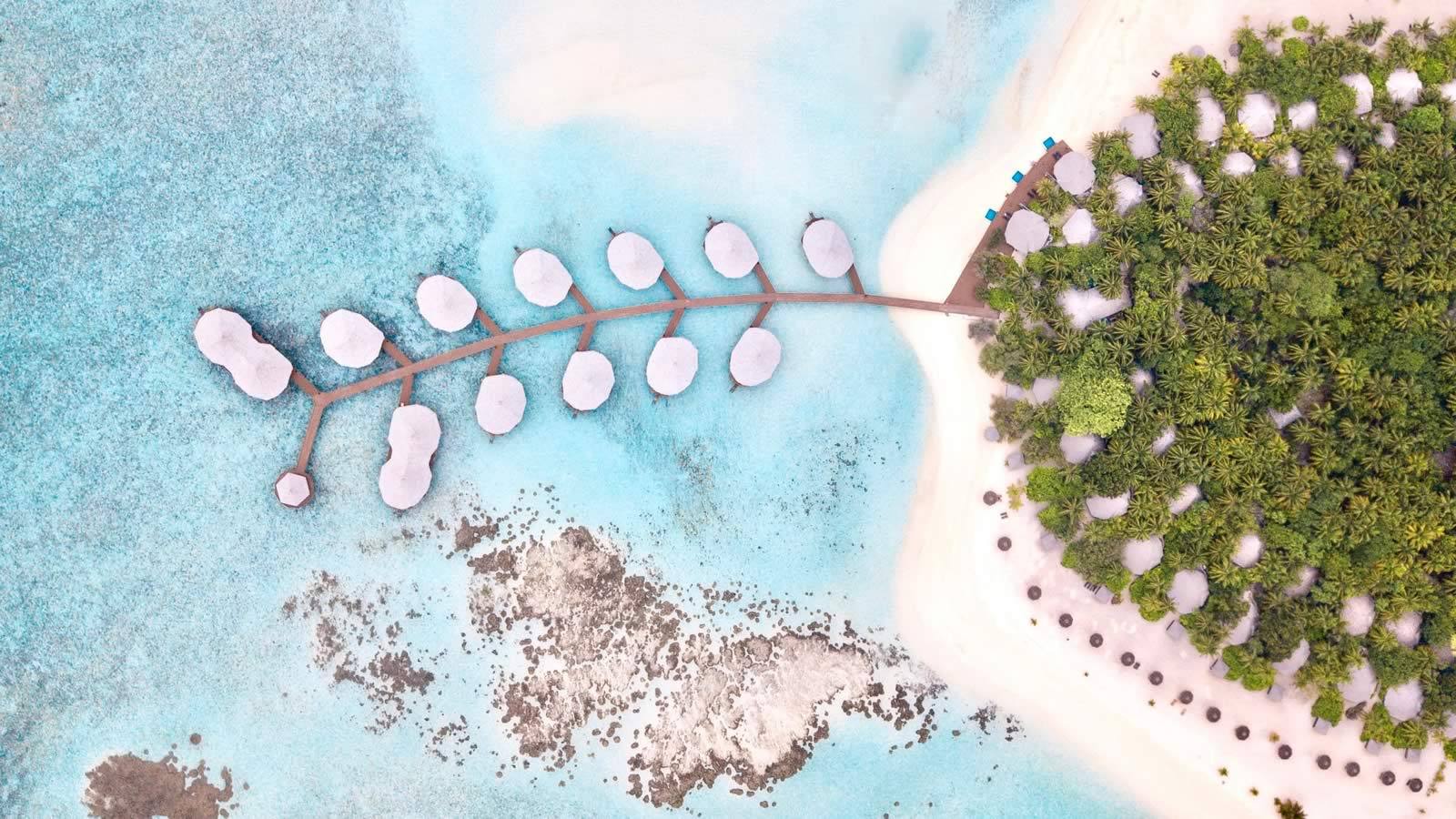 Kihaa Maldives 水上別墅與島緣空拍