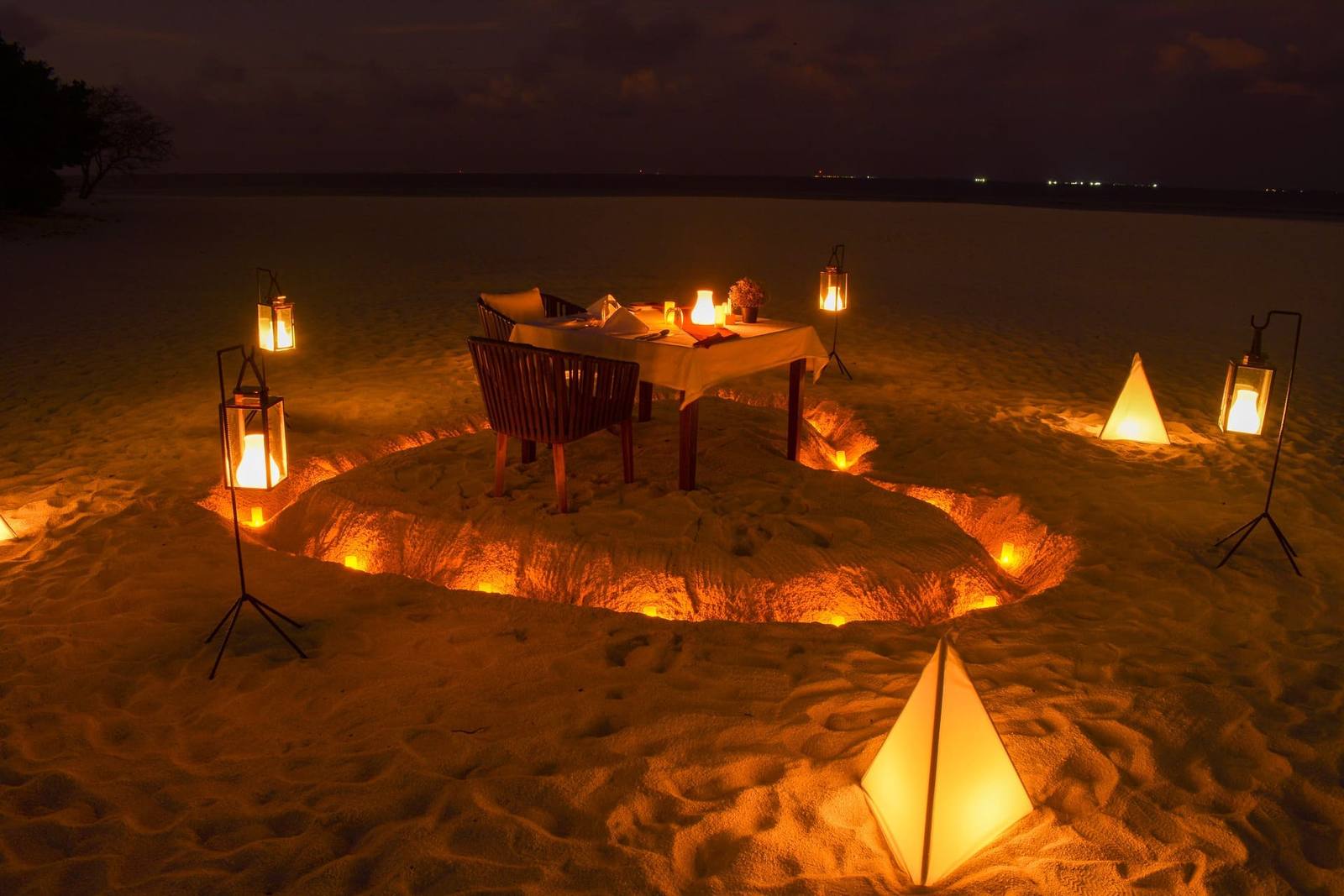 Kudafushi 沙灘燭光晚餐