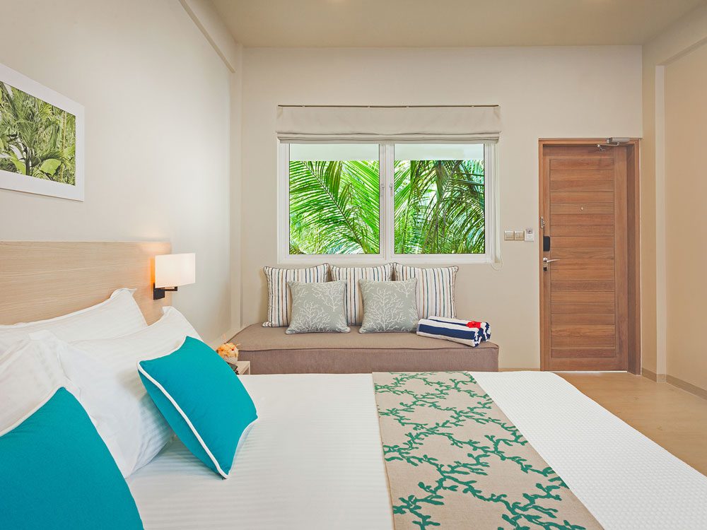 花園客房 Garden Room 熱帶綠意舒適起居臥室