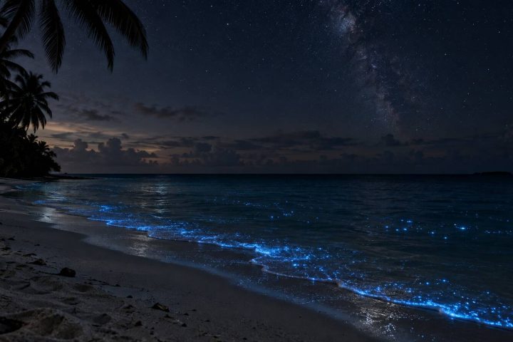馬爾地夫有藍眼淚嗎?夜光海在哪看、幾月有機會?
