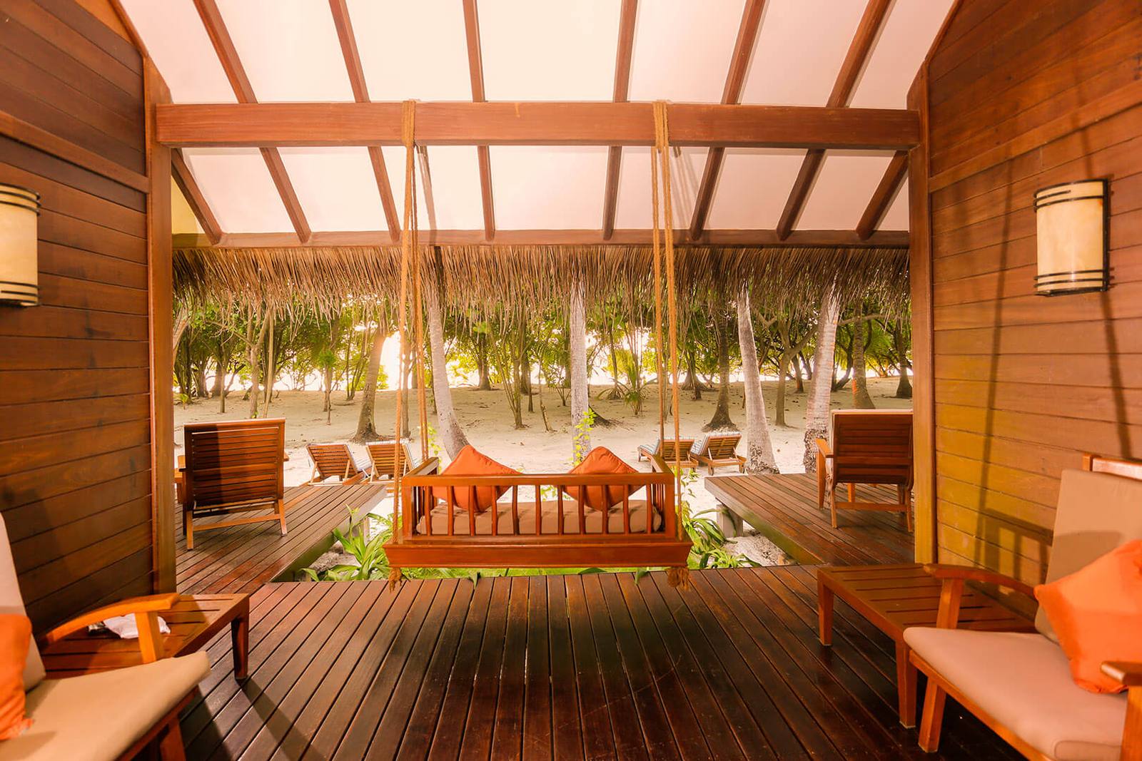 Medhufushi Beach Villa Suite 共用露台