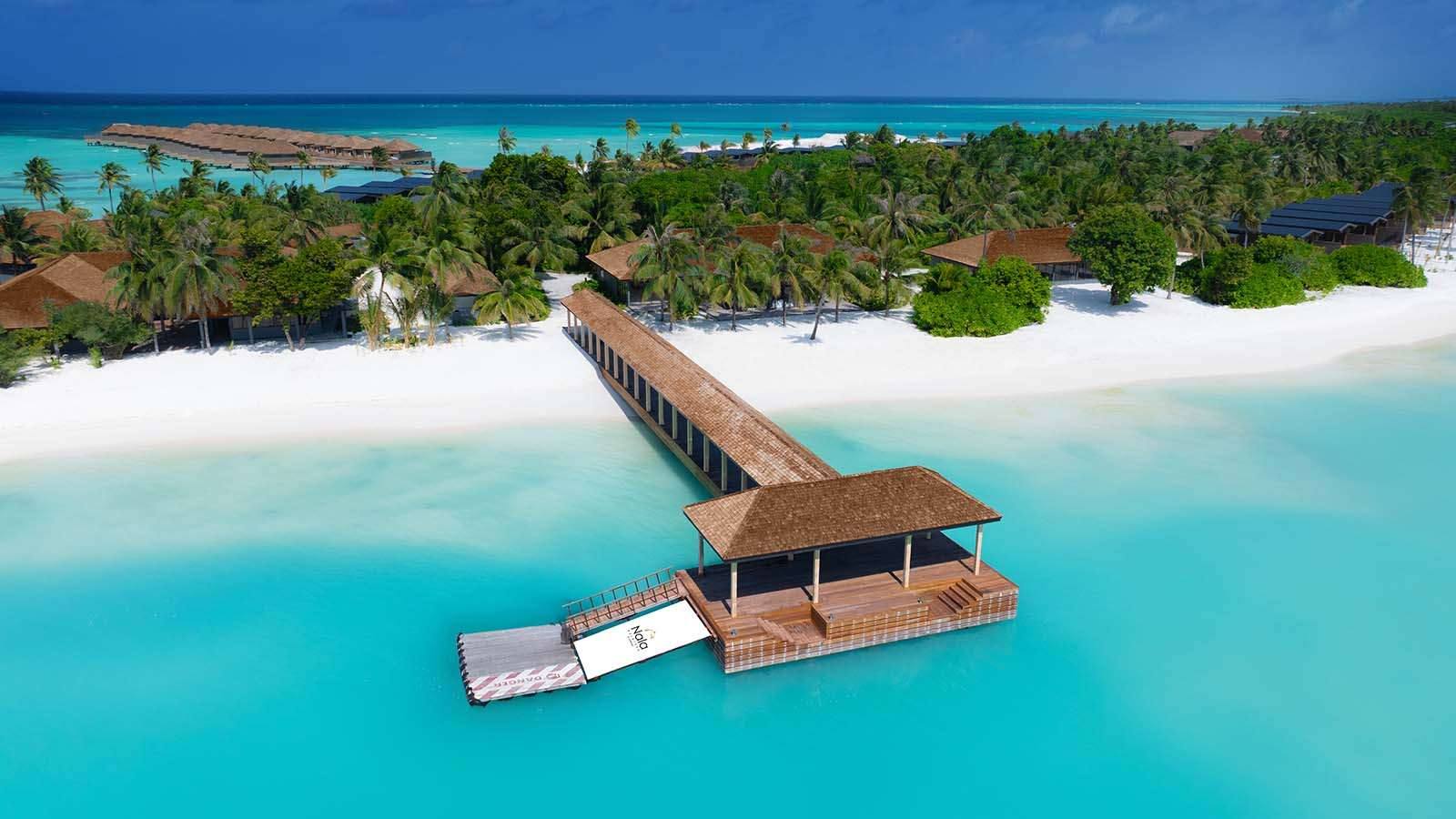 Nala Maldives 水上飛機碼頭空拍