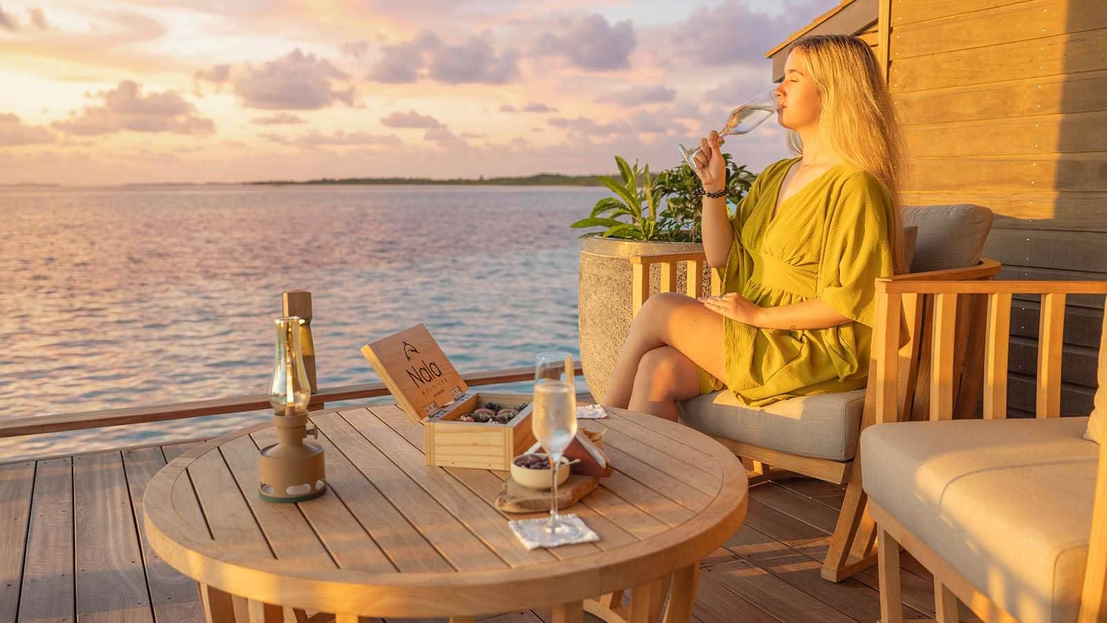 Nala Maldives Bubbles 香檳吧