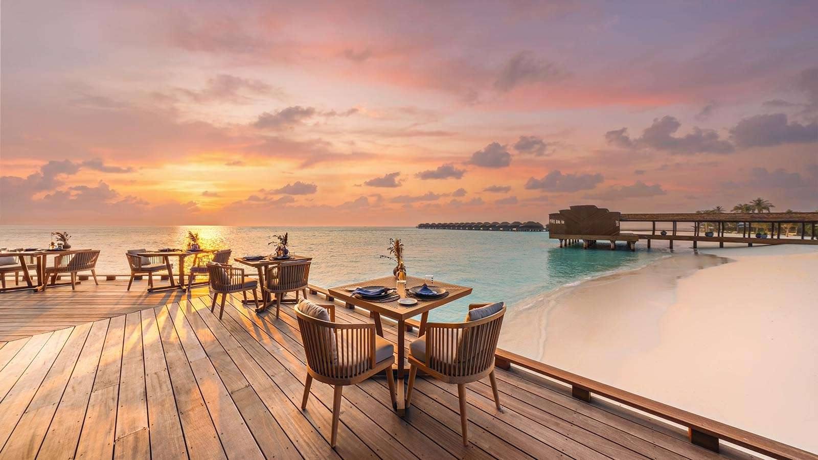 Nala Maldives Kumo 餐廳露台