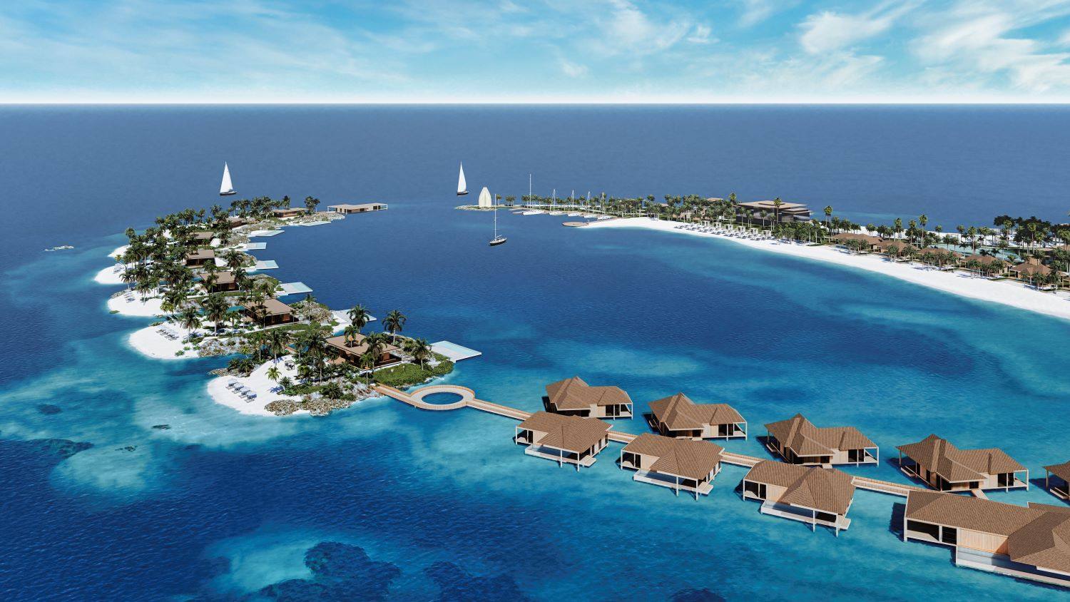 Nammos Maldives 水上別墅效果圖
