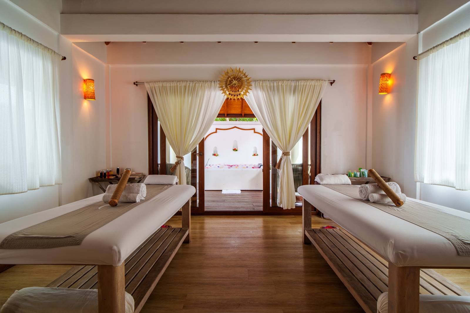 Reethi Faru Coconut Spa 雙人理療室