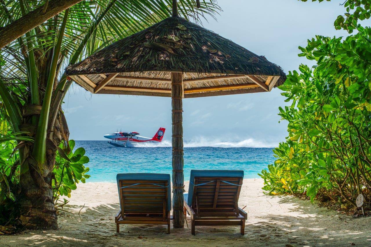 Reethi Faru Deluxe Beach Villa 沙灘躺椅