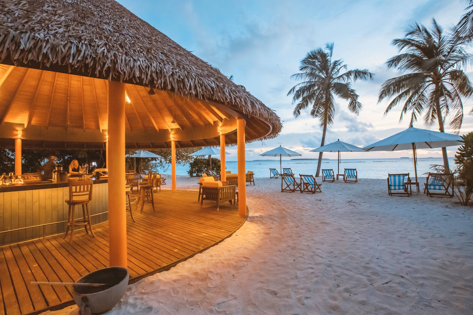 Reethi Faru Sunset Bar 傍晚