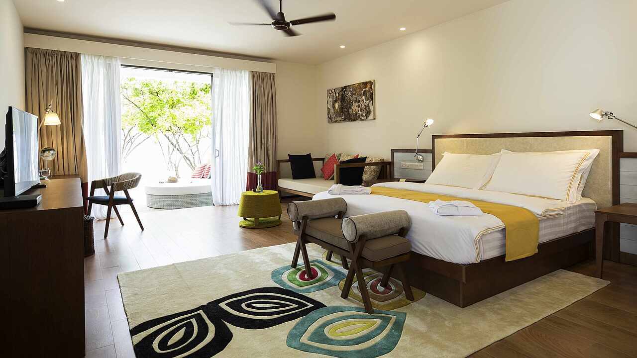 ROBINSON NOONU Double Room Superior Sea View 臥室