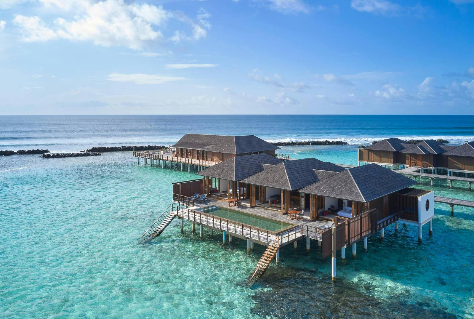 Villa Nautica Two-bedroom Ocean Suite 水上空拍
